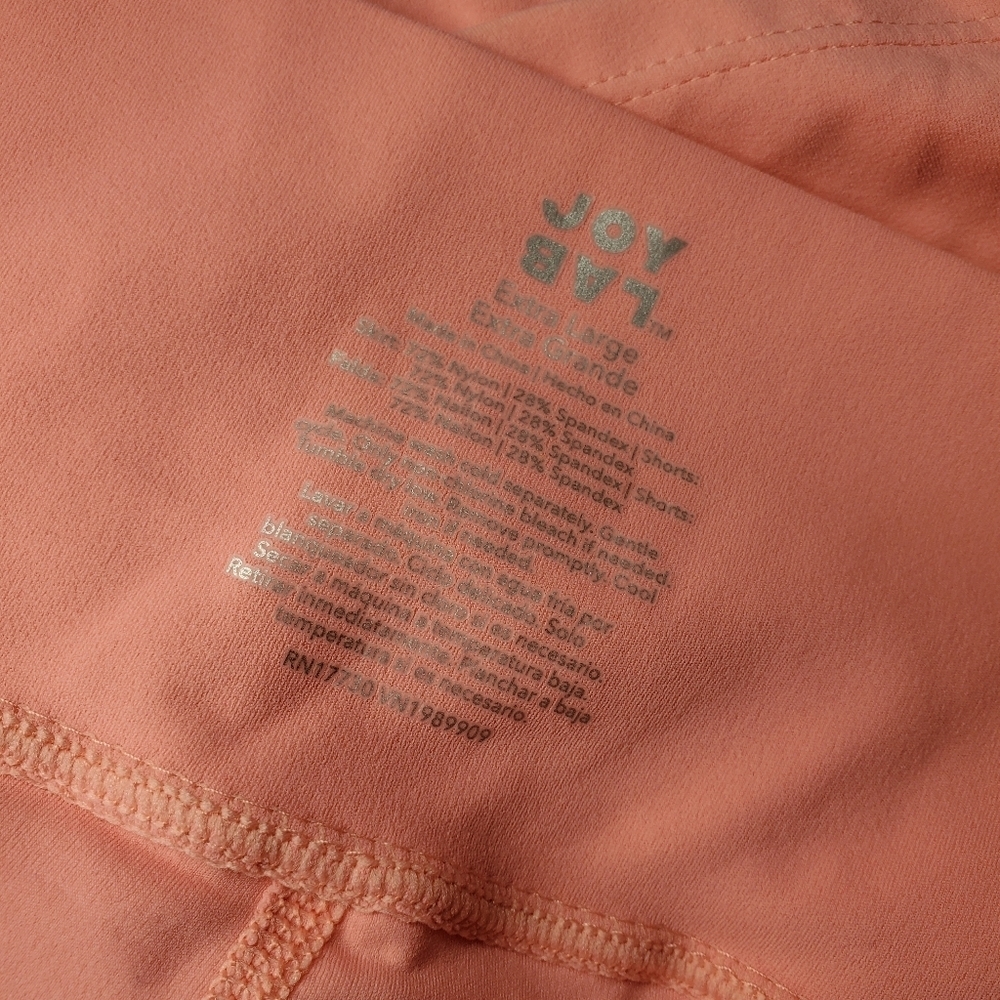 NWT JoyLab Athletic Skort Coral Pink Knit Flowy High-Rise Women's Size XL - Picture 5 of 16